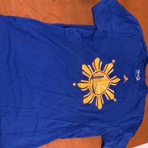 Adidas Blue Golden State Warriors Tee Shirt